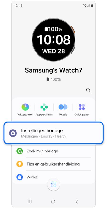 Software en apps bijwerken op je Samsung Galaxy Watch.